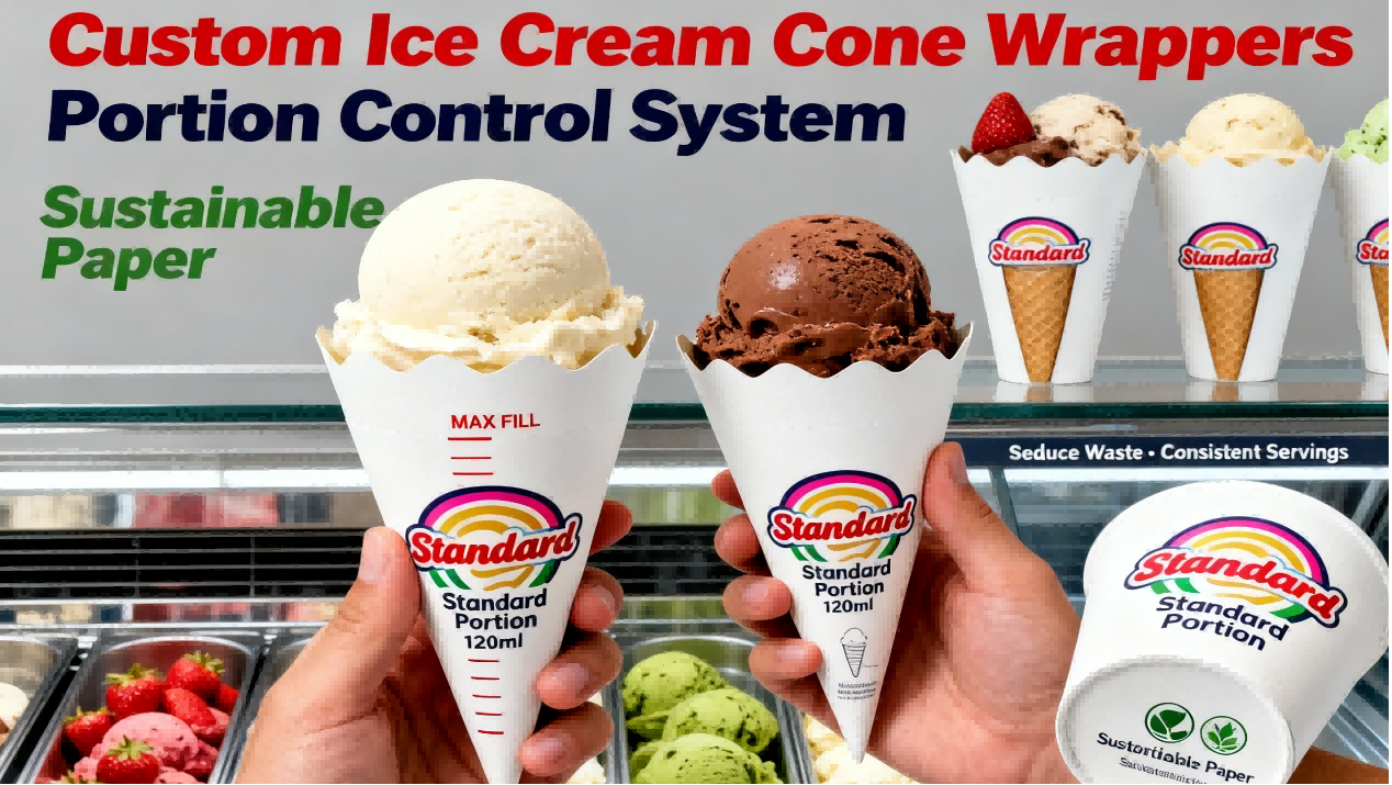 Ice cream cone wrappers 1 Ice cream cone wrappers 1